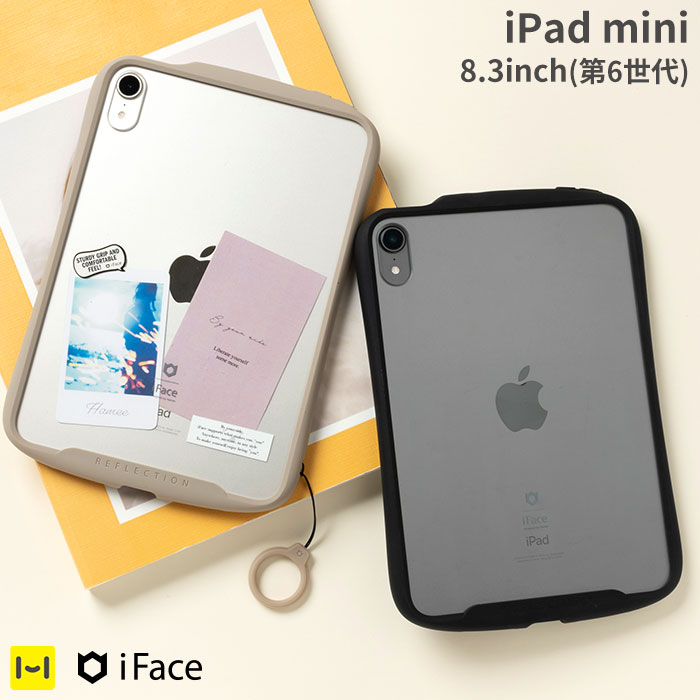 ڸiFace iPadmini 8.3inch 6 Reflection ݥꥫܥ͡ ꥢ ipad mini ѥå ߥ A2567 A2568 ֥å ե Ʃ ȥåץۡ ե Touch IDѲ TPU PC 