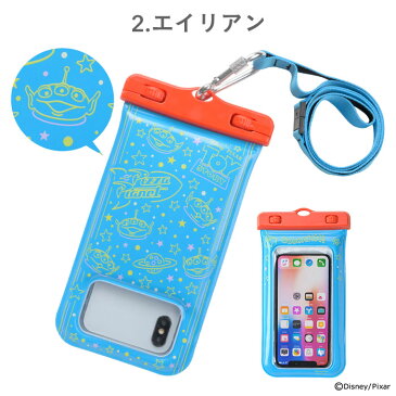 ディズニー スマホ 防水ケース ピクサー キャラクター DIVAID フローティング 防水 ケース 蓄光 【iphone iphone8 iphone7 xperia アイフォン スマホ 防水 ケース ipx8 ポーチ 完全防水 スマホケース 入れたまま操作 水中撮影 小物入れ 海 携帯 ケース 可愛い 沈まない】