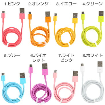 CABLE BITE専用 microUSBケーブル for Android 1m【CABLEBITE ケーブル 断線防止 カバー かわいい 動物 スマホアクセサリー USB Android ケーブル もできる ケーブル】