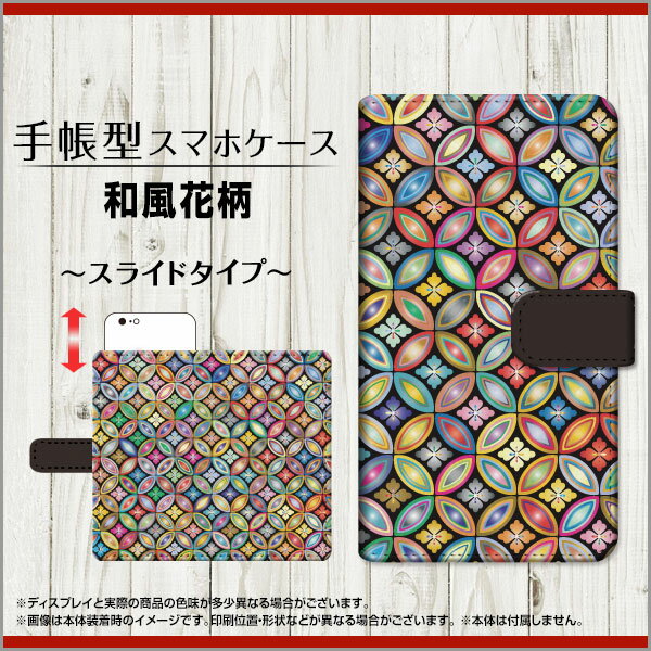 液晶保護ガラスフィルム付 GALAXY A20 [SC-02M/SCV46] 対応 手帳型 スマホケース スライドタイプ 和風花柄 Samsung サムスン 定形・定形外郵便 送料無料 花 レトロ きれい [ 日本製 プレゼント 誕生日 記念日 ]