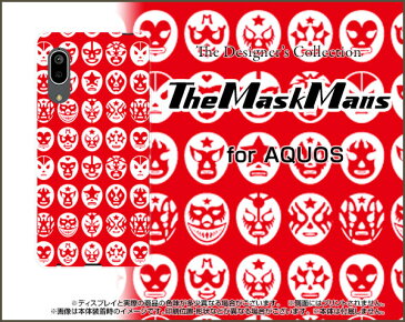 液晶保護ガラスフィルム付 AQUOS sense3 lite アクオス センススリー ライト楽天モバイルThe Mask Mans（レッド）[ おしゃれ プレゼント 誕生日 記念日 ]