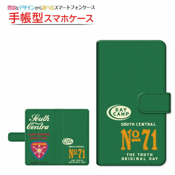 Redmi 12 5G [XIG03] 対応 手帳型 スマホケース 回転タイプ／貼り付けタイプ DAY CAMP 定形・定形外郵便 送料無料 アメリカ キャンプ カジュアル [ 日本製 プレゼント 誕生日 記念日 ]