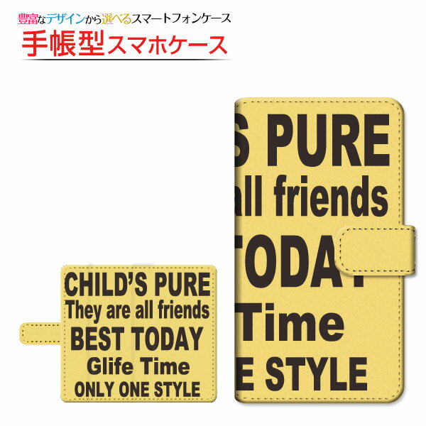 3Dガラスフィルム付 GALAXY S21 5G [SC-51B SCG09] 対応 手帳型 スマホケース 回転タイプ／貼り付けタイプ ロゴ YELLOW 定形・定形外郵便 送料無料 英字 イエロー 黄 [ 日本製 プレゼント 誕生日 記念日 ]