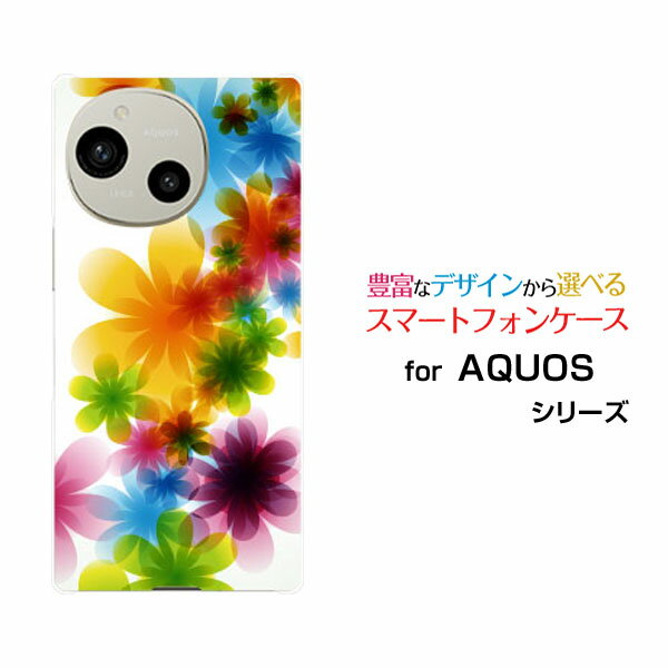 ޥۥ AQUOS R9  ʥ[SH-51E]docomo SoftBankPastel Flower type00...