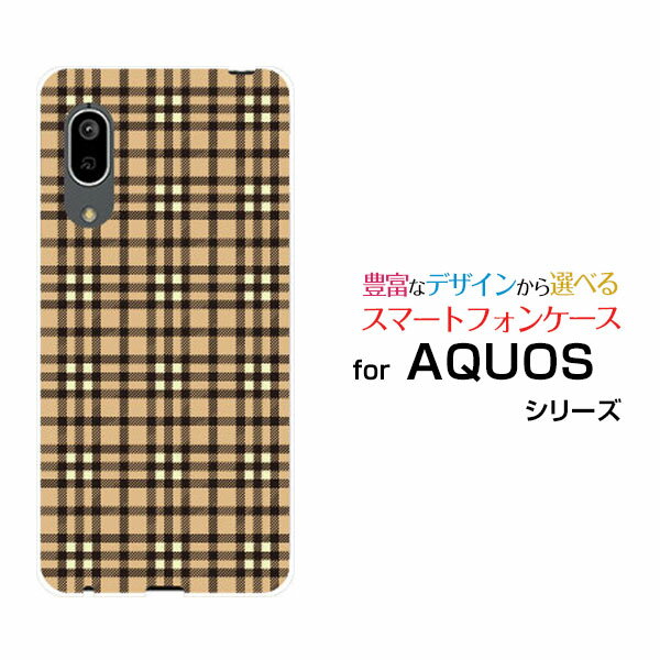 スマホケース AQUOS sense3 basic アクオス センススリー ベーシック[SHV48/SoftBank]auPlaid(チェック柄) type005[ スマホカバー 携帯ケース 人気 定番 ]