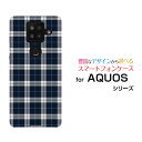 スマホケース AQUOS sense4 Plus アクオス センス フォー プラス楽天モバイルPlaid(チェック柄) type003[ スマホカバー 携帯ケー...