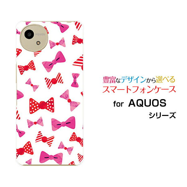 Rakuten - スマホケース AQUOS wish5 アクオス ウィッシュファイブ[SH-52F]docomo Y!mobileピンクリボン[ おしゃれ プレゼント 誕生日 記念日 ]