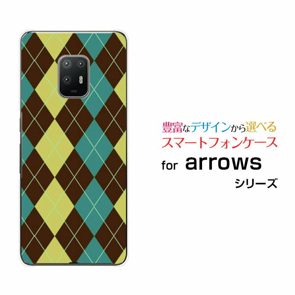 ���ޥۥ����� �վ��ݸ�饹�ե������ arrows 5G �������� �ե����֥���[F-51A]docomoArgyle(����������) type001[ ���ޥ�...
