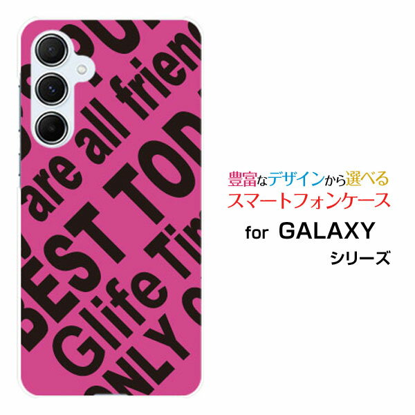 乐天商城 - スマホケース GALAXY A55 5G ギャラクシー エーフィフティファイブ ファイブジー[SC-53E SCG27]docomo au UQ mobileRogo (PINK)[ デザイン 雑貨 かわいい ]