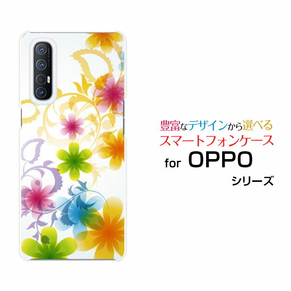 ޥۥ OPPO Reno3 5G å Υ꡼ ե֥SoftBankPastel Flower type003[ ...