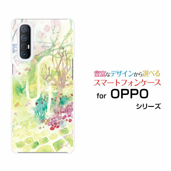 乐天商城 - スマホケース OPPO Reno3 5G オッポ リノスリー ファイブジーSoftBankSilent girden[ デザイン 雑貨 かわいい ]