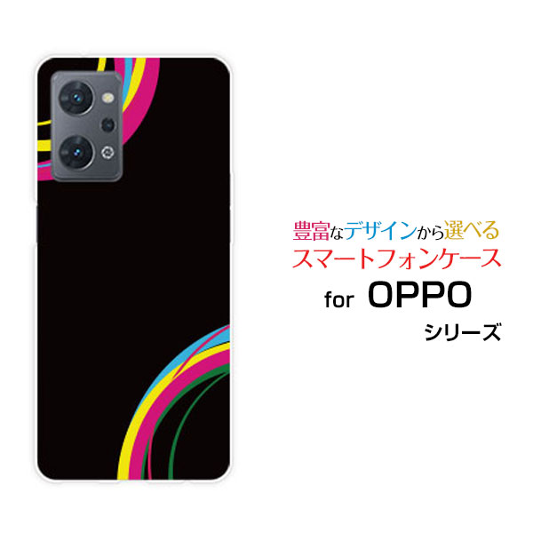 X}zP[X OPPO Reno7 A Ib| mZu G[[OPG04]au yVoC UQ mobile Y!mobileColorful Line(black)[ X}zJo[ gуP[X lC  ]