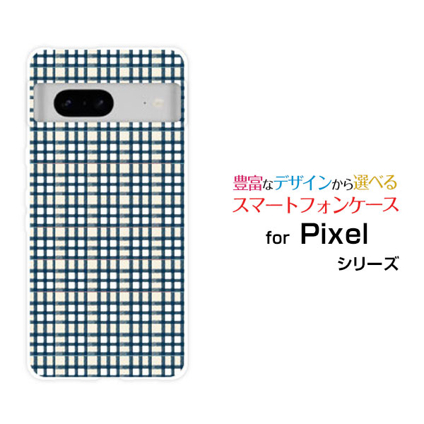 Rakuten - スマホケース Google Pixel 7a グーグル ピクセル セブンエーSoftBankチェック柄 ネイビー×ホワイトクリーム[ スマホカバー 携帯ケース 人気 定番 ]