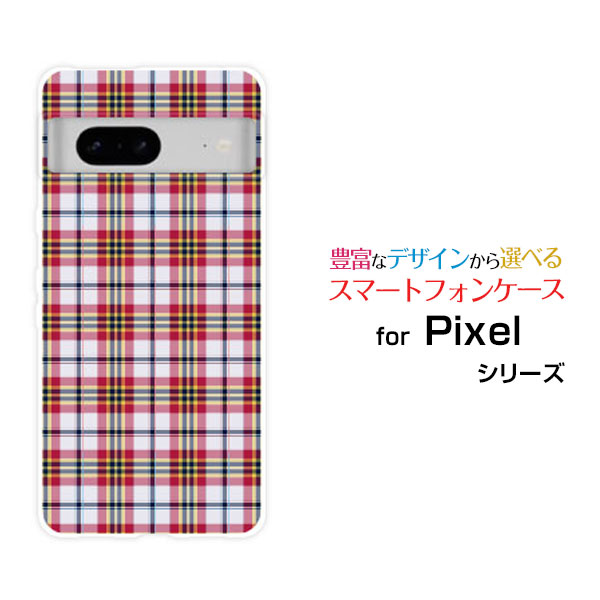 乐天商城 - スマホケース Google Pixel 8 グーグル ピクセル エイトdocomo au SoftBankチェック柄 レッド×ネイビー[ スマホカバー 携帯ケース 人気 定番 ]