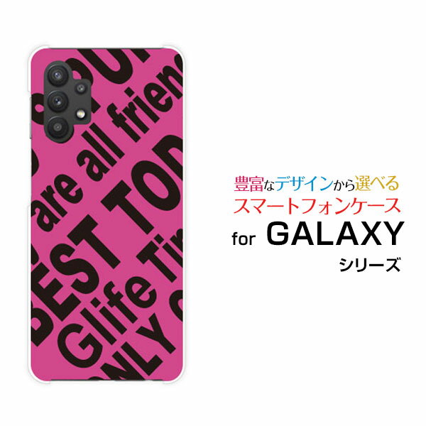 乐天商城 - スマホケース GALAXY A32 5G ギャラクシー エーサーティーツー ファイブジー[SCG08]auRogo (PINK)[ デザイン 雑貨 かわいい ]