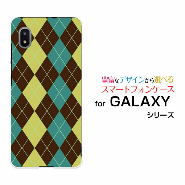 ���ޥۥ����� GALAXY A21 ����ץ� ����饯���� �����ȥ�����ƥ���� ����ץ�[SCV49]auArgyle(����������) type001[ ���ޥ�...