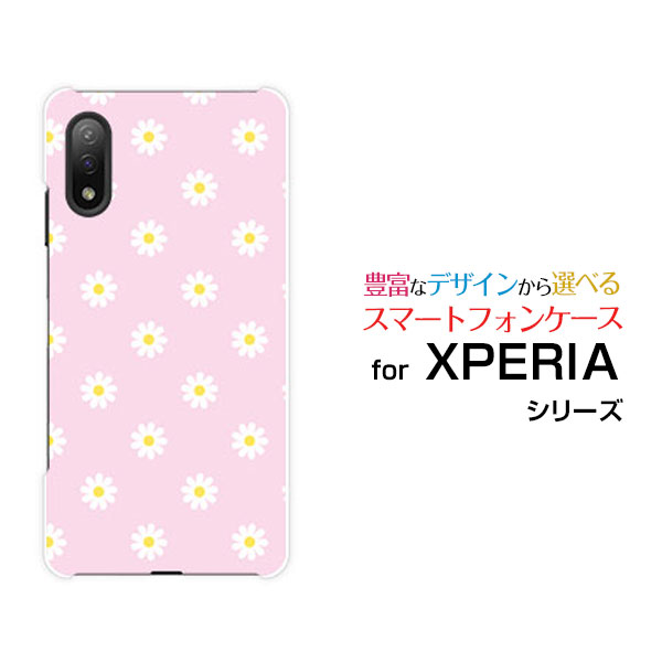 乐天商城 - スマホケース XPERIA Ace II エクスペリア エース マークツー[SO-41B]docomoパステルフラワー type3[ おしゃれ プレゼント 誕生日 記念日 ]