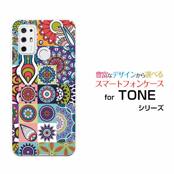 Rakuten - スマホケース TONE e21 トーン e21TONEモバイルパッチワーク(typeC)[ デザイン 雑貨 かわいい ]