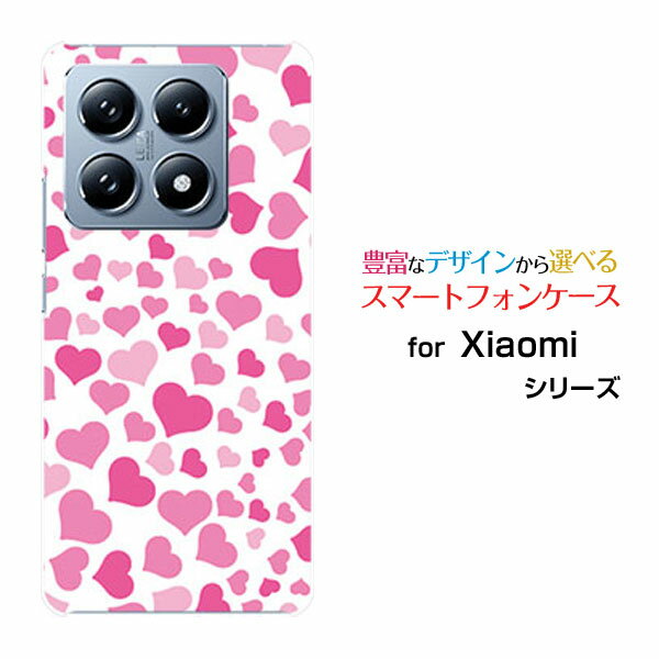 Rakuten - スマホケース Xiaomi 14T Pro シャオミ フォーティーンティー プロSoftBankラブラブハート（ピンク）[ おしゃれ プレゼント 誕生日 記念日 ]