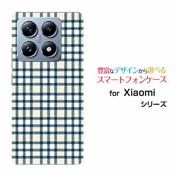 スマホケース Xiaomi 14T Pro シャオミ フォーティーンティー プロSoftBankPlaid(チェック柄) type006[ スマホカバー 携帯ケース 人気 定番 ]