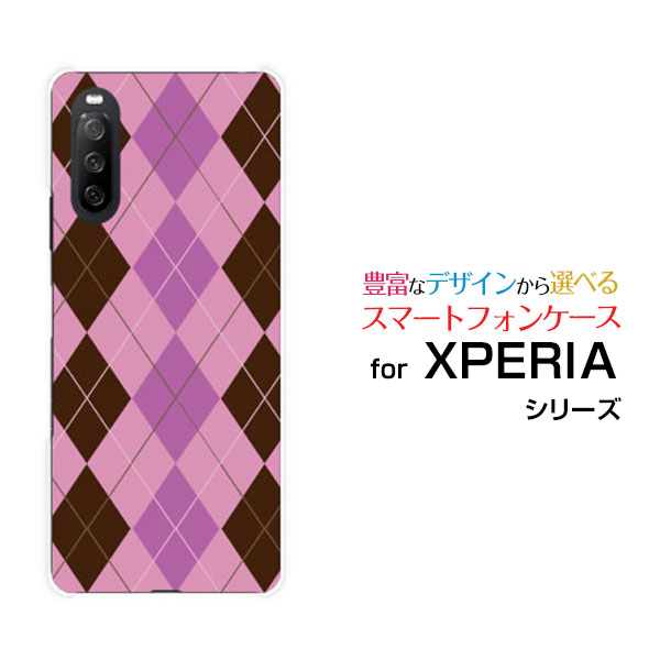 スマホケース 液晶保護ガラスフィルム付 XPERIA 10 III Lite エクスペリア テン マークスリー ライト楽天モバイルArgyle(アーガイル) t...