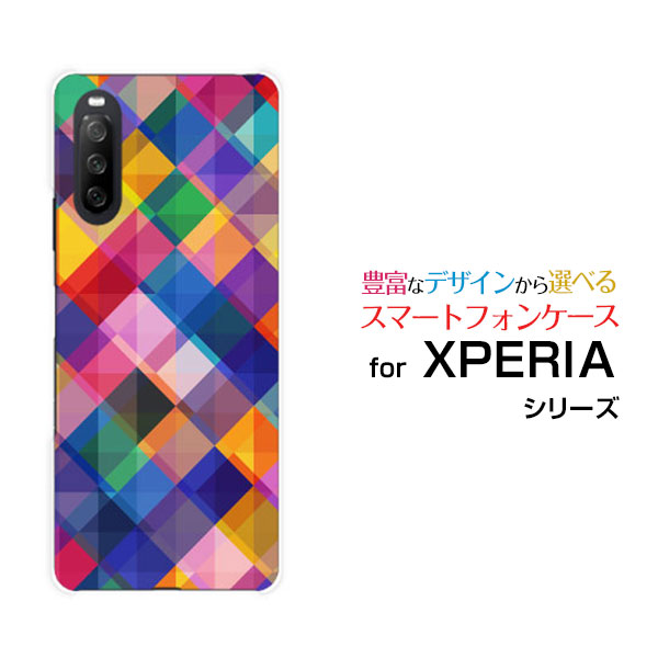 スマホケース XPERIA 10 III Lite エクスペリア テン マークスリー ライト楽天モバイル色紙[ デザイン 雑貨 かわいい ]