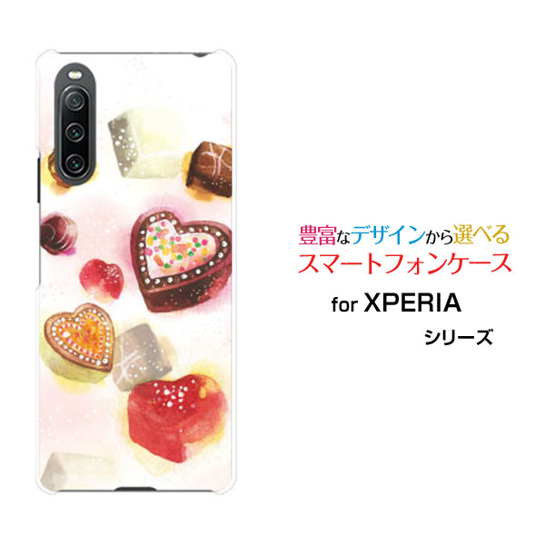 スマホケース XPERIA 10 IV エクスペリア テン マークフォーdocomo au SoftBank UQ mobileSweets time チョコレート