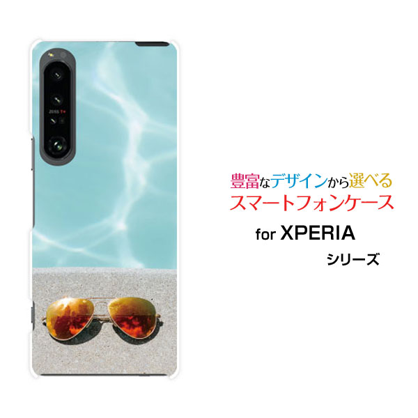 乐天商城 - スマホケース XPERIA 1 V エクスペリア ワン マークファイブ[SO-51D SOG10]docomo au Softbanksummer Beach[ デザイン 雑貨 かわいい ]