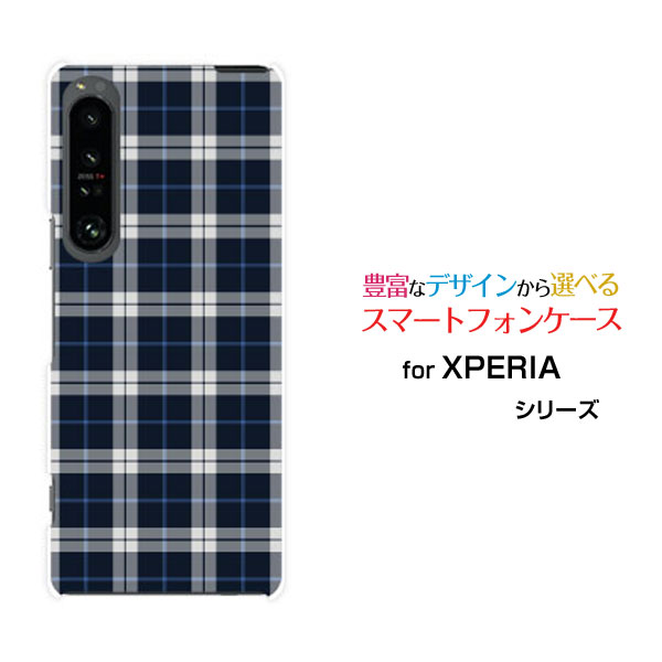 Rakuten - スマホケース XPERIA 1 V エクスペリア ワン マークファイブ[SO-51D SOG10]docomo au SoftbankPlaid(チェック柄) type003[ スマホカバー 携帯ケース 人気 定番 ]