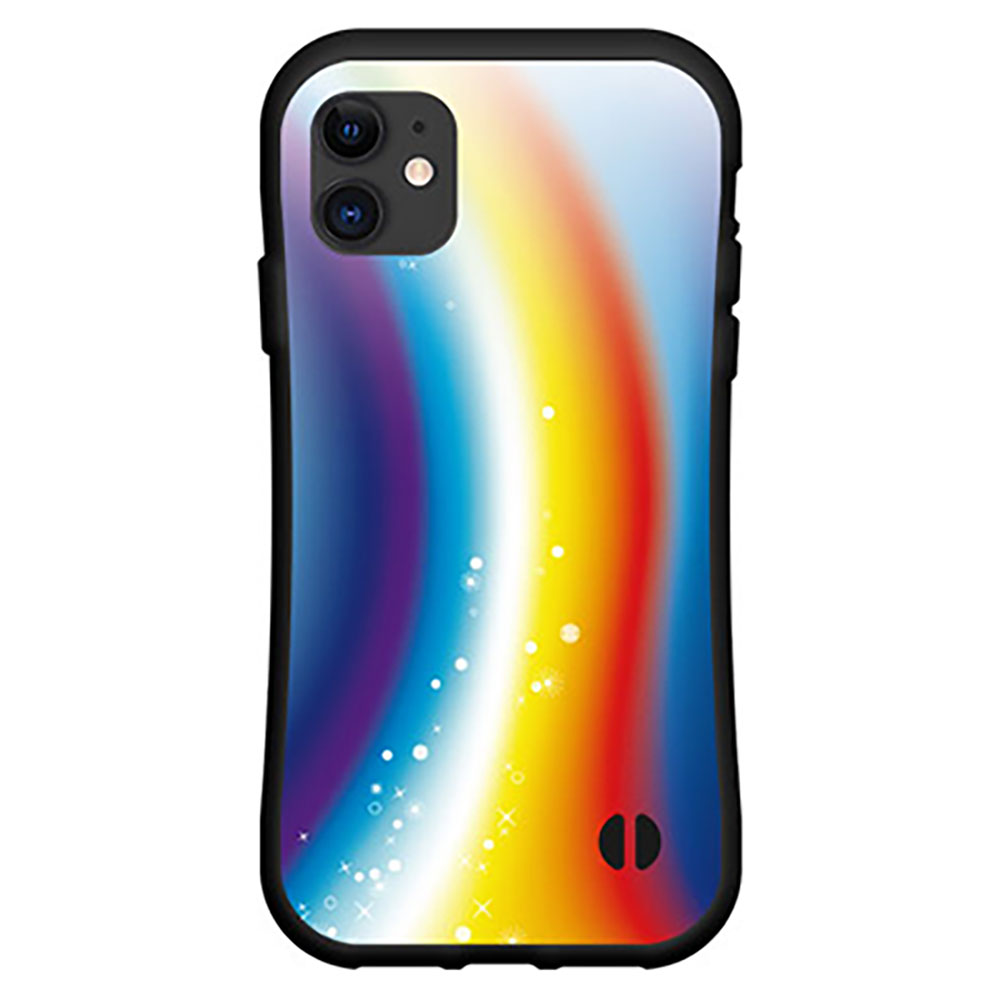 液晶保護フィルム付 iPhone 12 Proアイフォン トゥエルブ プロdocomo au SoftBank落としても割れにくい驚きの衝撃吸収力豊富なオリジナルデザイン耐衝撃 ハイブリッドケースRainbow Bridge