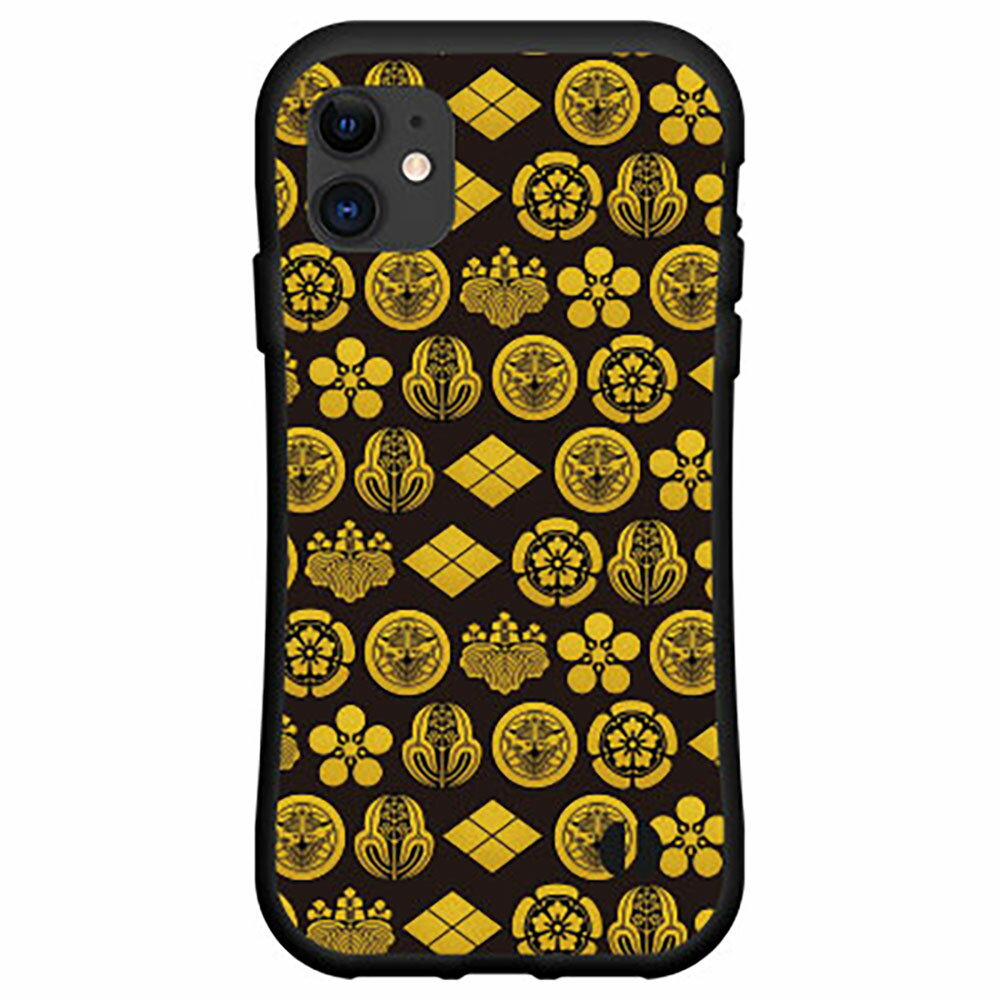 iPhone 12 miniアイフォン トゥエルブ ミニdocomo au SoftBank落としても割れにくい驚きの衝撃吸収力豊富なオリジナルデザイン耐衝撃 ハイブリッドケース家紋 ドット