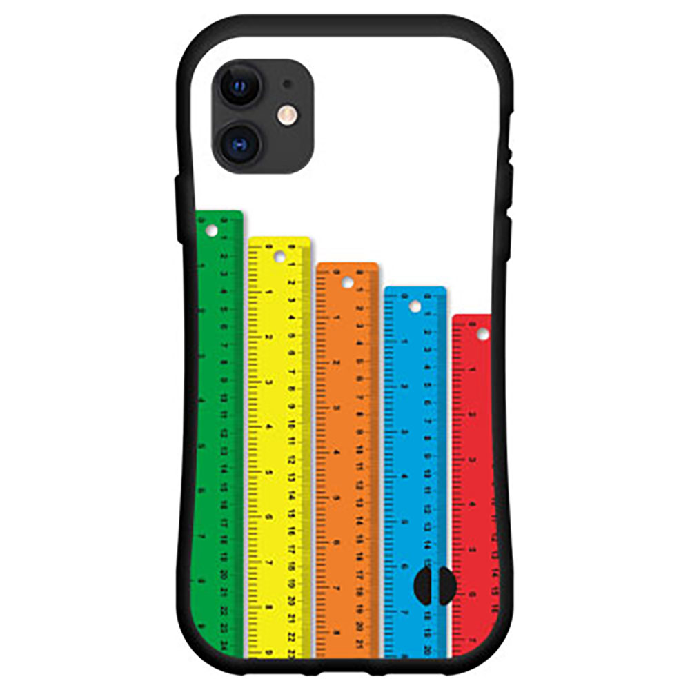 iPhone 12 Proアイフォン トゥエルブ プロdocomo au SoftBank落としても割れにくい驚きの衝撃吸収力豊富なオリジナルデザイン耐衝撃 ハイブリッドケースものさし