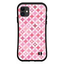 iPhone 12 miniアイフォン トゥエルブ ミニdocomo au SoftBank落としても割れにくい驚きの衝撃吸収力豊富なオリジナルデザイン耐衝撃 ハイブリッドケースサークル模様(桜)(2)