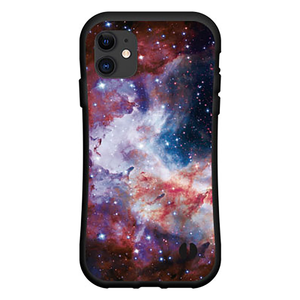 Rakuten - iPhone 13 Proアイフォン サーティーン プロdocomo au SoftBank落としても割れにくい驚きの衝撃吸収力豊富なオリジナルデザイン耐衝撃 ハイブリッドケース宇宙柄 星雲 パープル