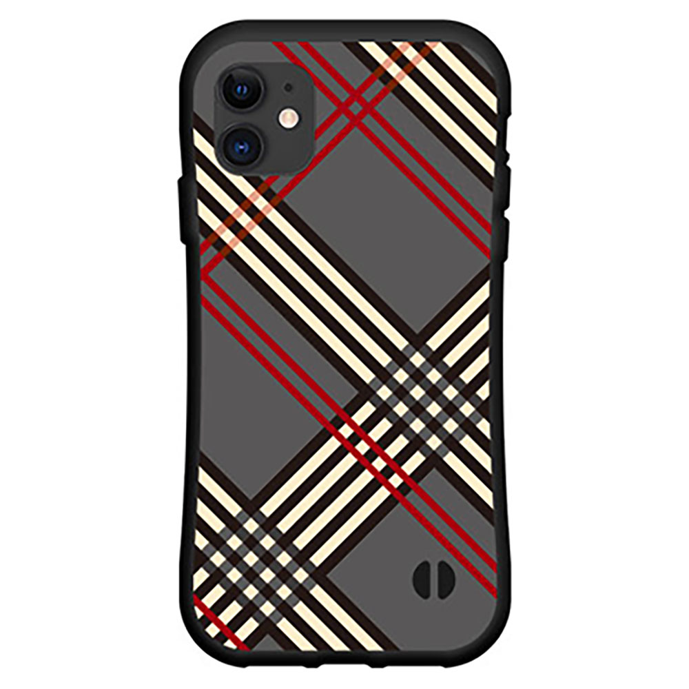 液晶保護ガラスフィルム付 iPhone 13 Proアイフォン サーティーン プロdocomo au SoftBank落としても割れにくい驚きの衝撃吸収力豊富なオリジナルデザイン耐衝撃 ハイブリッドケースチェック(type005)