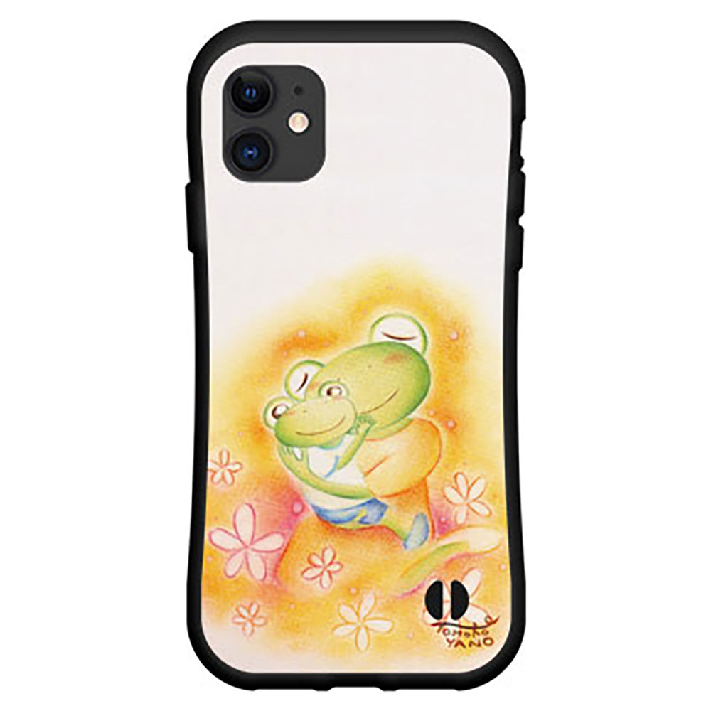Rakuten - iPhone 13 Proアイフォン サーティーン プロdocomo au SoftBank落としても割れにくい驚きの衝撃吸収力豊富なオリジナルデザイン耐衝撃 ハイブリッドケースカエルの親子と花