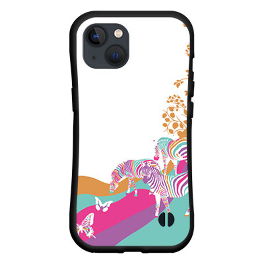 Rakuten - iPhone 15アイフォン フィフティーンdocomo au SoftBank 楽天モバイル落としても割れにくい驚きの衝撃吸収力豊富なオリジナルデザイン耐衝撃 ハイブリッドケースアニマルパーク（ゼブラ）