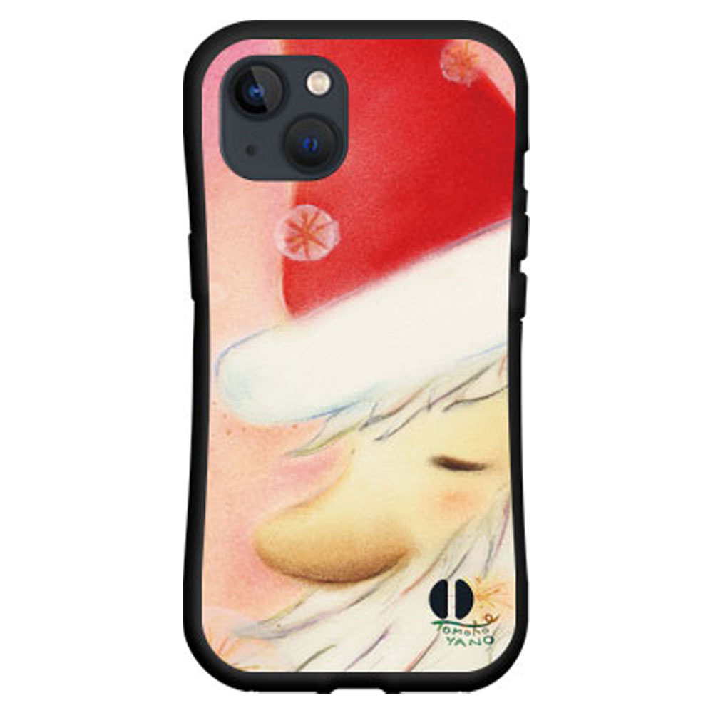 iPhone 15アイフォン フィフティーンdocomo au SoftBank 楽天モバイル落としても割れにくい驚きの衝撃吸収力豊富なオリジナルデザイン耐衝撃 ハイブリッドケースメルヘンサンタ