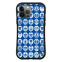 iPhone 14 Proアイフォン フォーティーン プロdocomo au SoftBank落としても割れにくい驚きの衝撃吸収力豊富なオリジナルデザイン耐衝撃 ハイブリッドケースThe Mask Mans(ブルー)