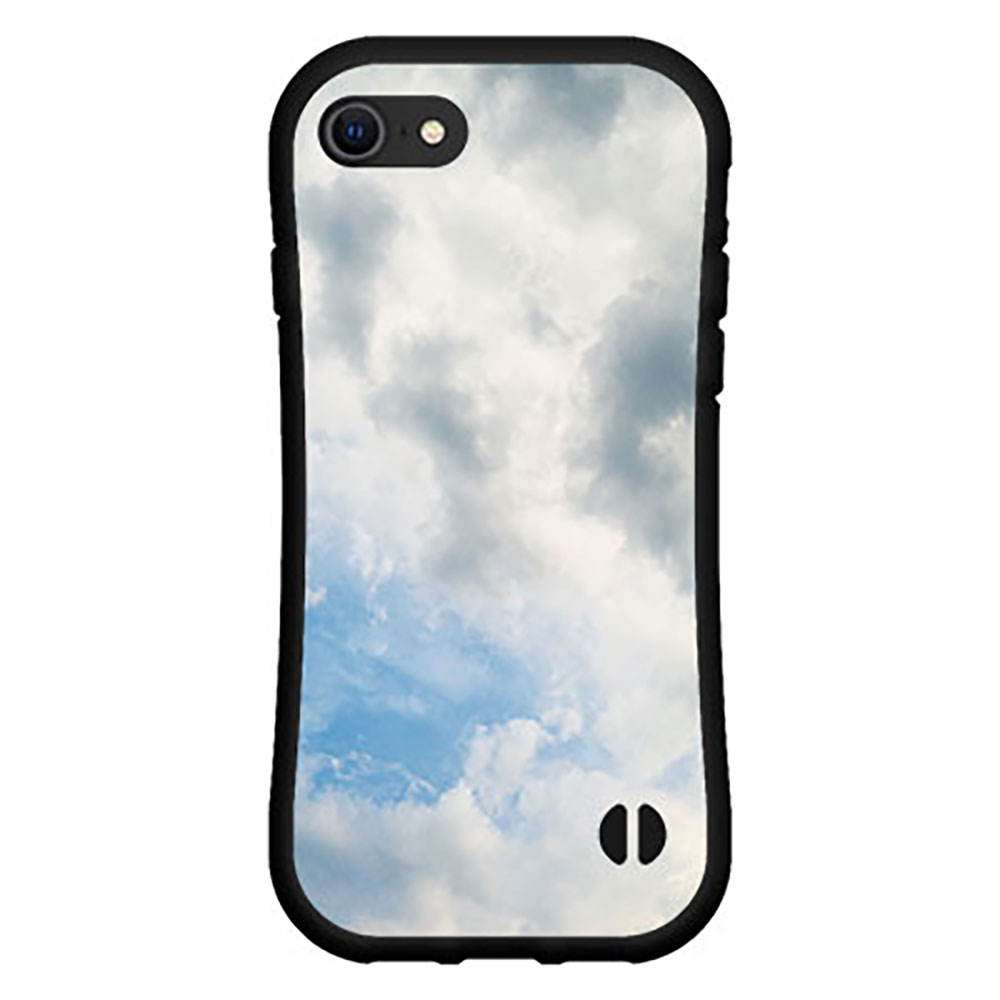 Rakuten - 3D保護ガラスフィルム付 iPhone 8アイフォン エイトdocomo au SoftBank落としても割れにくい驚きの衝撃吸収力豊富なオリジナルデザイン耐衝撃 ハイブリッドケースsky type2
