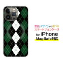 iPhone 14 14Plus 14Pro 14ProMax 13 13Pro 13miniMagSafe対応 スマホ ケース 衝撃吸収Argyle(アーガイ...