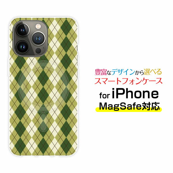 iPhone 14 14Plus 14Pro 14ProMax 13 13Pro 13miniMagSafe対応 スマホ ケース 衝撃吸収Argyle(アーガイ...