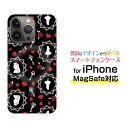 iPhone 14 14Plus 14Pro 14ProMax 13 13Pro 13miniMagSafe対応 スマホ ケース 衝撃吸収アリス ドット ブラッ...