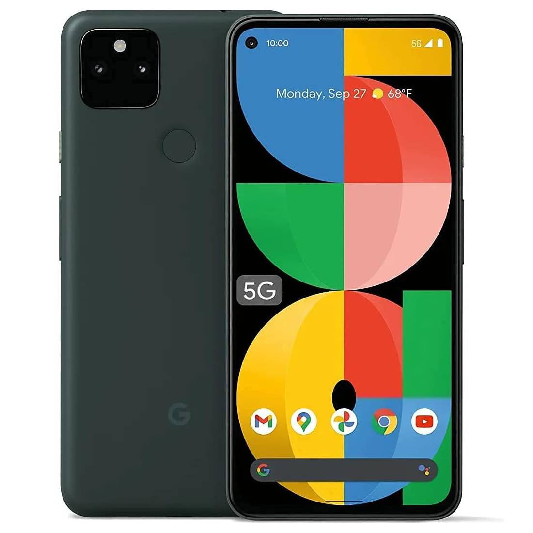 【土日、祝日発送】【中古品】Google Pixel5a 5G ブラック Mostly Black 本体 送料無料 4549046132239 G4S1M【楽天モバイル対応】