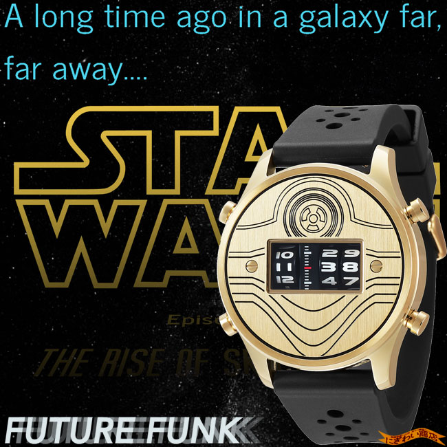 STAR WARS Roller watch by FUTURE FUNK rubber band model(C-3PO)