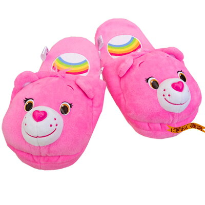 CareBearsケアベアスリッパ(チアベア-CheerBear)