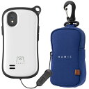 【セット】Hamic POCKET L 本体 ( ホワイト ) + 専用ポーチ ( ブルー )【 子供用 子ども用 小学生 スマートフォン ( スマホ ) キッ...