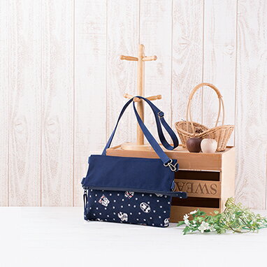 オリンパス手芸キット 和柄のサコッシュ 張り子犬 PA-779