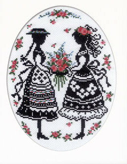 オリムパスししゅうキット　赤毛のアンの物語　7455　アンとダイアナ