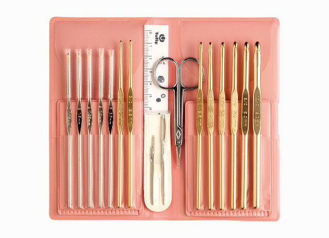 チューリップ Tulip かぎ針・レース針18点セットクラシック4 TCK-004